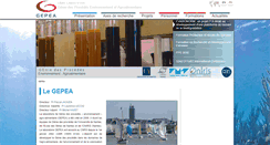 Desktop Screenshot of gepea.fr
